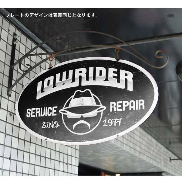 ローライダー マガジン サインブラケット オーバル レトロ 看板 ローライダー マガジン サインブラケット オーバル レトロ 看板