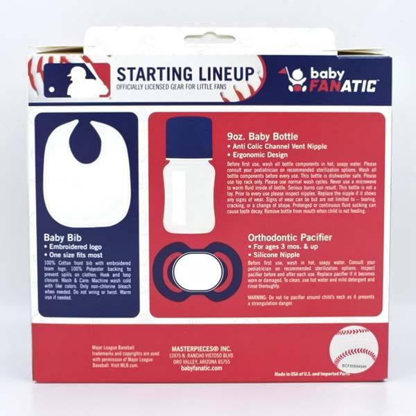 MLB ドジャース　グッズ3点セット ドジャース ベビー ギフト 3点セット 哺乳瓶 スタイ おしゃぶり ロゴ