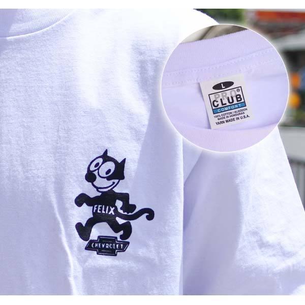 PRO CLUB フィリックス シボレー コラボ Tシャツ メンズ 半袖