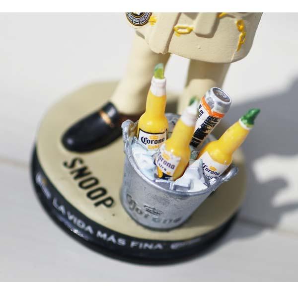 スヌープドッグ コロナビール コラボ ボブルヘッド 首ふり人形 スヌープドッグ コロナビール コラボ ボブルヘッド 首ふり人形