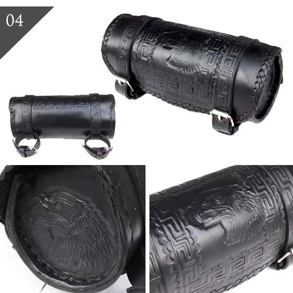 RAA LEATHER ツールバッグ 全4色 サイドバッグ 本革 レザー バイク