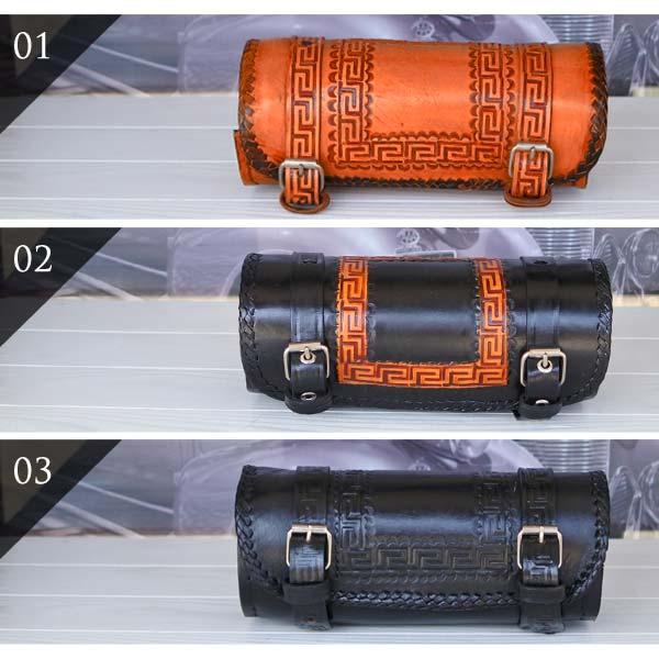 RAA LEATHER ツールバッグ 全4色 サイドバッグ 本革 レザー バイク