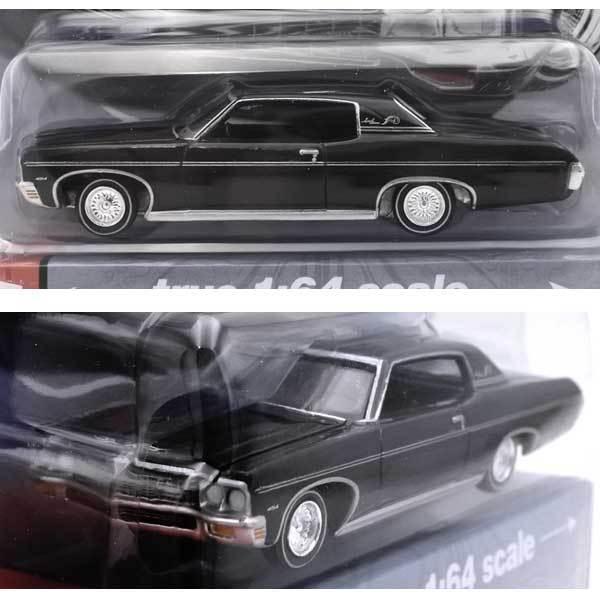 1/64 ミニカー 1970 Chevy Impala Sport Coupe ブラック 1970年