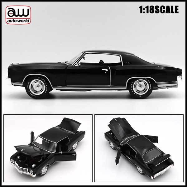 偉大な 1 18 箱入り ミニカー 1970 Chevy Monte Carlo Ss 454 ブラック シボレー モンテカルロ 人気ブランド Www Thedailyspud Com
