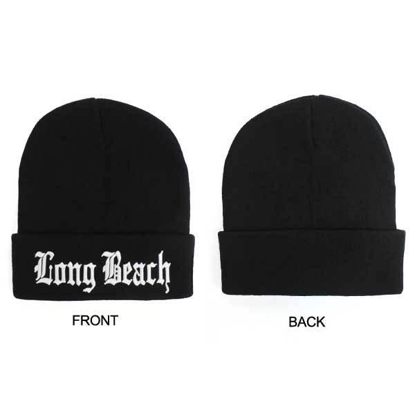 Long Beach ニットキャップ ニット帽 ビーニーキャップ ニット