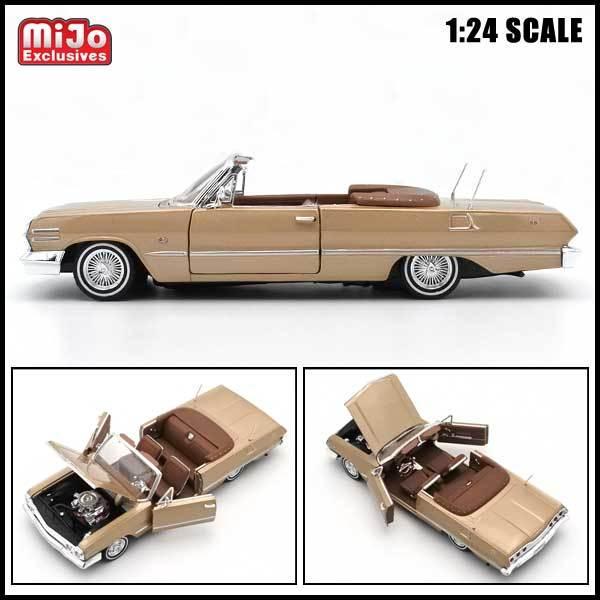 箱傷み有】 1/24 箱入り ミニカー 1963 Chevrolet Impala CONV
