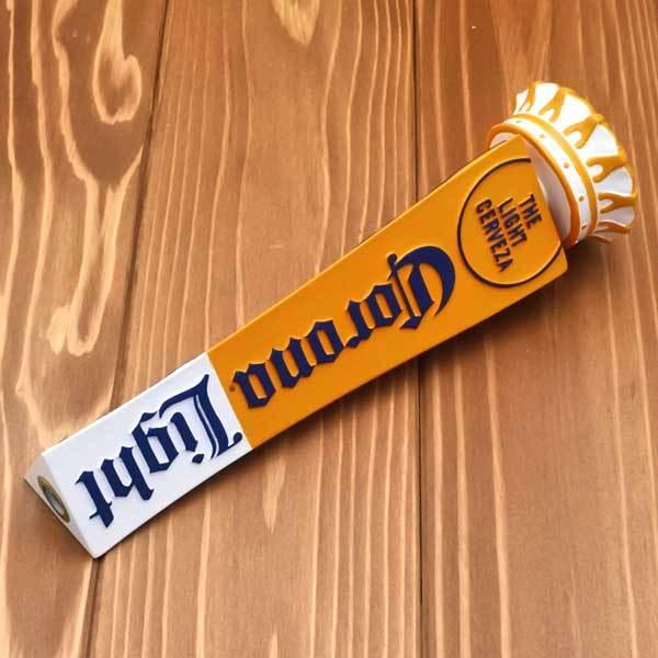 新品 ビアサーバーノブ Corona Light 三角形 オレンジ ホワイト 約