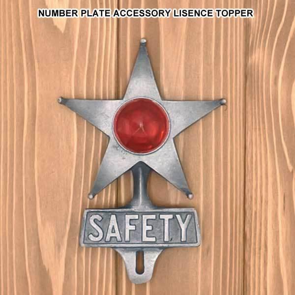 ライセンストッパー SAFETY STAR レッド セーフティスター カスタム