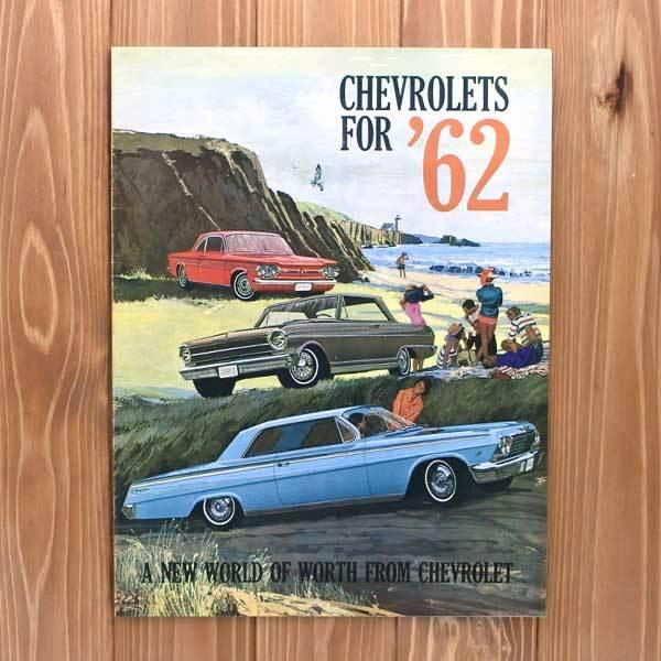 ★ 未使用 シボレー インパラ パーツ カタログ ローライダー デイトン ゼニス 1962 シボレー インパラ パンフレット CHEVROLET Impala Brochure