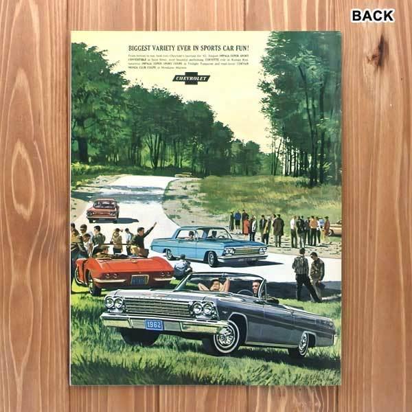 1962 シボレー インパラ パンフレット CHEVROLET Impala Brochure Catalog カタログ lowrider ローライダー｜aicamu｜02