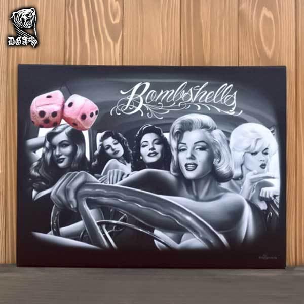 66 Off Dga アートパネル 壁掛け Bombshell キャンバス ファブリックパネル マリリンモンロー ダイス Lowrider ローライダー チカーノ チカーナ ファッション スタイル Supplystudies Com