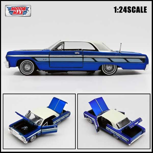 64 IMPALA lowrider ローライダー シボレー インパラ 1/24 Amazon | MOTOR MAX 1/24 シボレー インパラ ハードトップ 1964