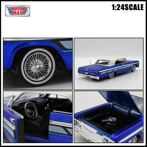 1/24 箱入り ミニカー 1964 CHEVROLET IMPALA GET LOW