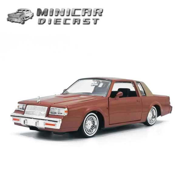 モーターマックス 1/24 箱入り ミニカー 1987 BUICK REGAL GET LOW