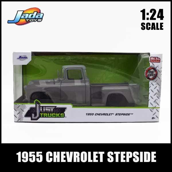Jada 1/24 箱入り ミニカー 1955 CHEVROLET STEPSIDE グレー