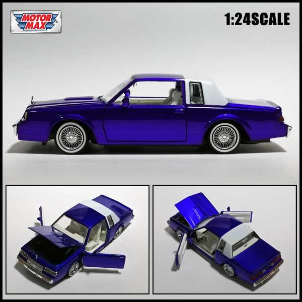 1/24 箱入り ミニカー 1987 BUICK REGAL GET LOW キャンディ 1/24 箱入り ミニカー 1987 BUICK REGAL GET LOW キャンディ