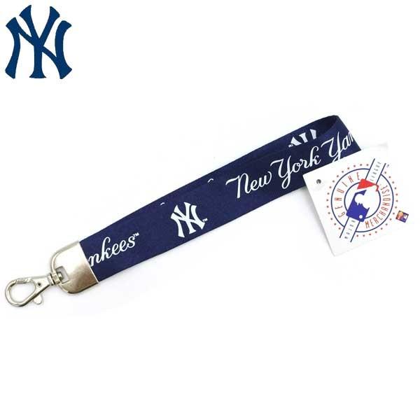 ニューヨーク ヤンキース リボンキーホルダー キーリング キーチェーン Mlb Ny New York Yankees ロゴ メジャーリーグ ベースボール 野球 公式ライセンス 魅力の