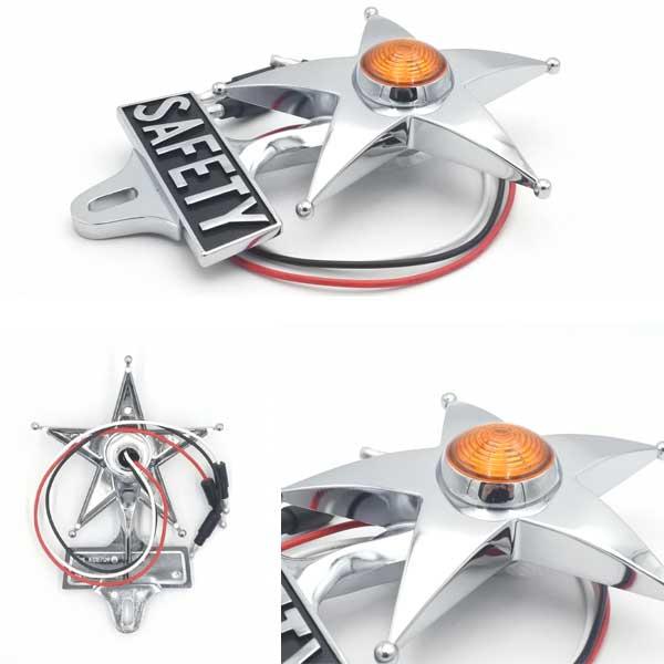 ライセンストッパー SAFETY STAR アンバー セーフティスター カスタム 