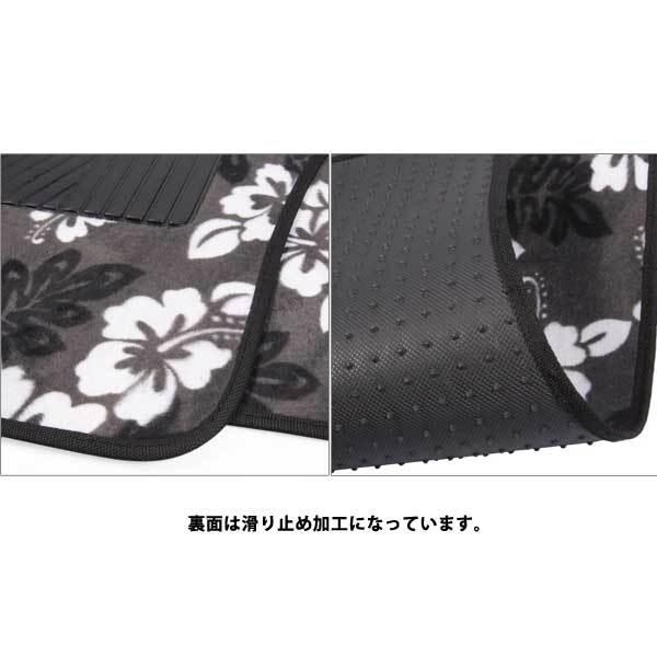 黒 フロアマット 4ピースセット