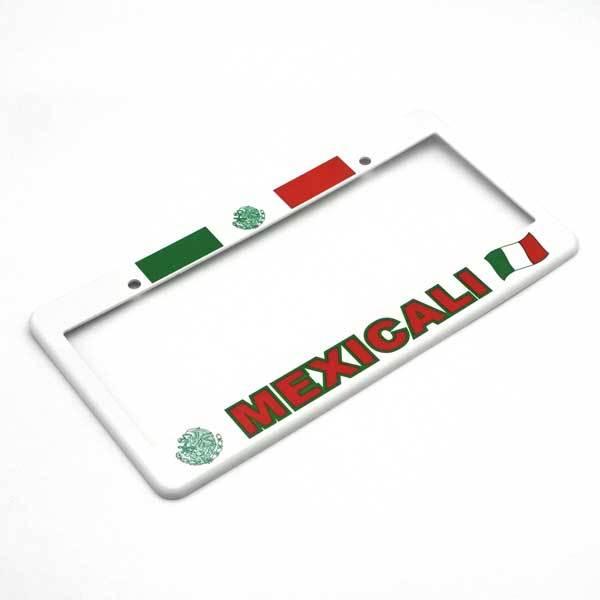 メキシコ 国旗 ナンバーフレーム MEXICALI ライセンスフレーム