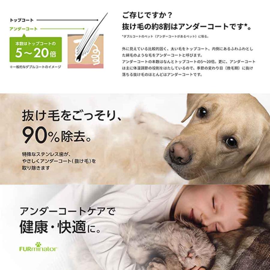 ファーミネーター 大型犬 L 短毛種用 お手入れ ブラシ 犬用品 猫用品