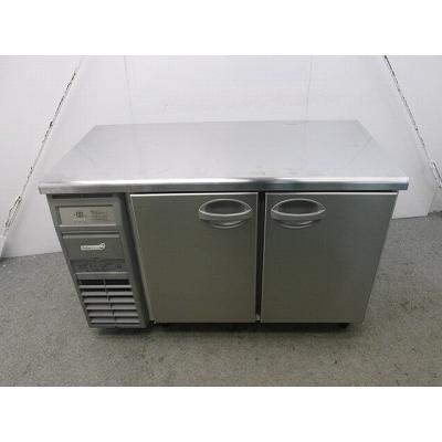 フクシマガリレイ　冷蔵コールドテーブル　YRC-120RM-F　幅1200x奥行600　2013年製　1ヶ月保証　単相100V　中古　厨房