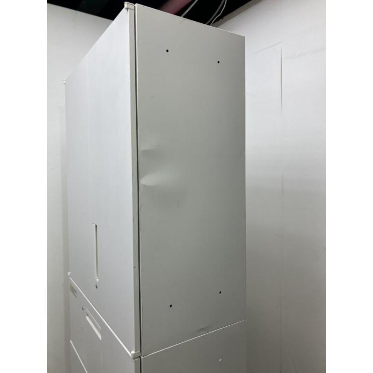 ■中古品■ ウチダ 3段ラテラル・両開き上下書庫 HSシリーズ 5-835-0102/5-825-7052 ※取っ手ヤケ有/再塗装有/キズ・ヘコミ有(個体差有)の画像