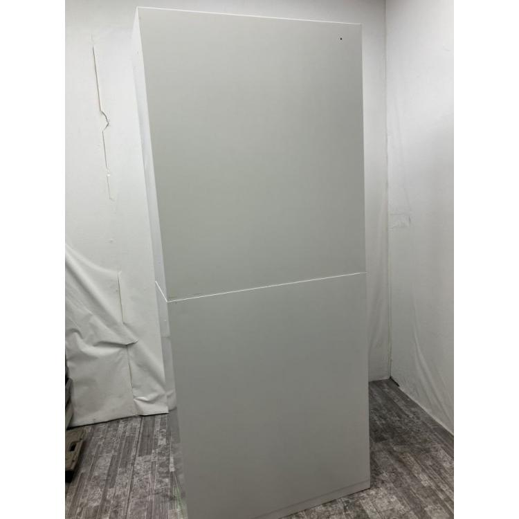 ■中古品■ ウチダ 3段ラテラル・両開き上下書庫 HSシリーズ 5-835-0102/5-825-7052 ※取っ手ヤケ有/再塗装有/キズ・ヘコミ有(個体差有)の画像