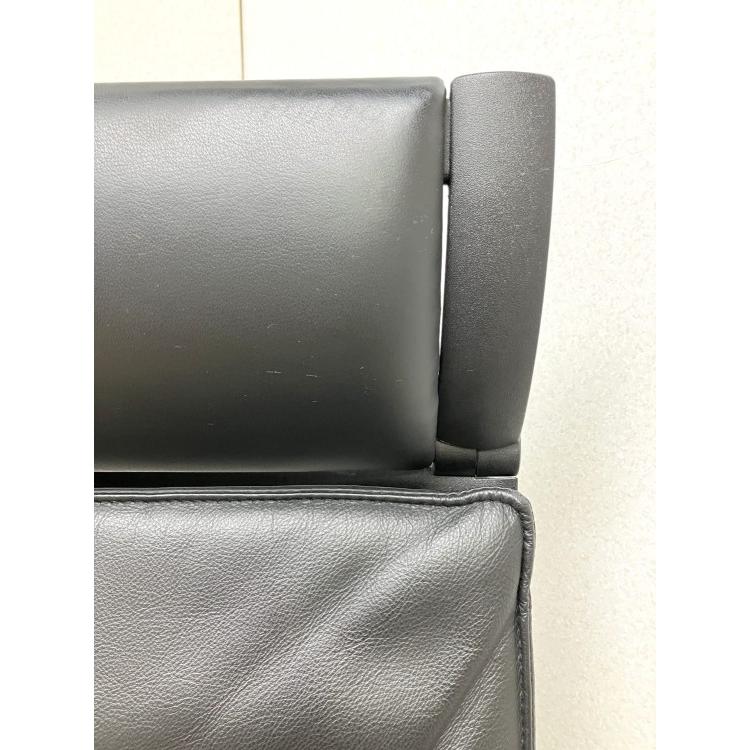 セダス エグゼクティブチェア オフィスチェア 社長椅子 役員家具 革張り ヘッドレスト付 OPEN UP DREHSTUHL 中古品_4