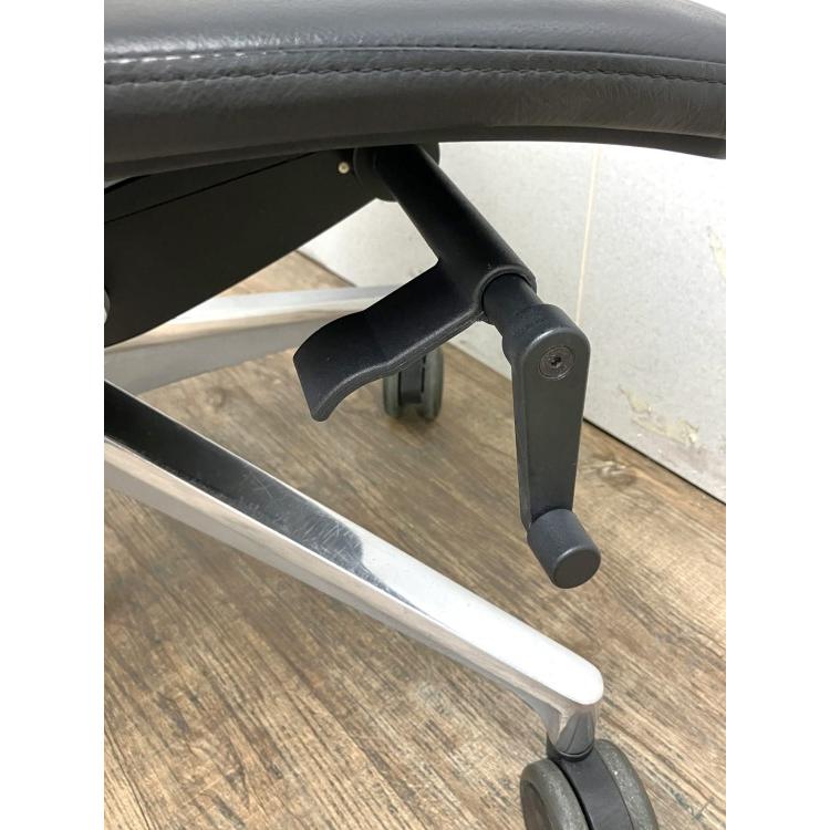 セダス エグゼクティブチェア オフィスチェア 社長椅子 役員家具 革張り ヘッドレスト付 OPEN UP DREHSTUHL 中古品_8
