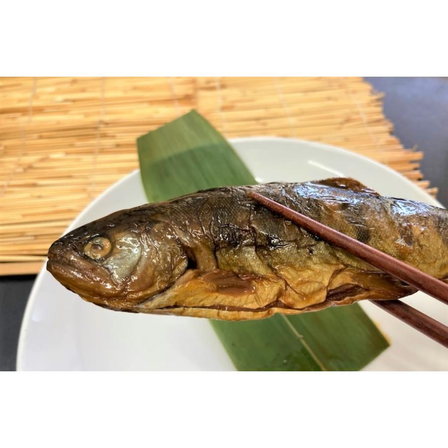 漁協直送【メール便送料180円】川魚甘露煮(鮎、虹鱒、いわな、あまご)食べ比べ　　各1尾4種　ポスト投函　佃煮 |  | 07