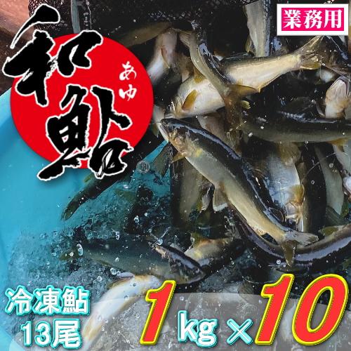 冷凍 鮎 (あゆ) 13尾 /1kg×10/cs【愛知県産 養殖鮎・魚介類】BBQ