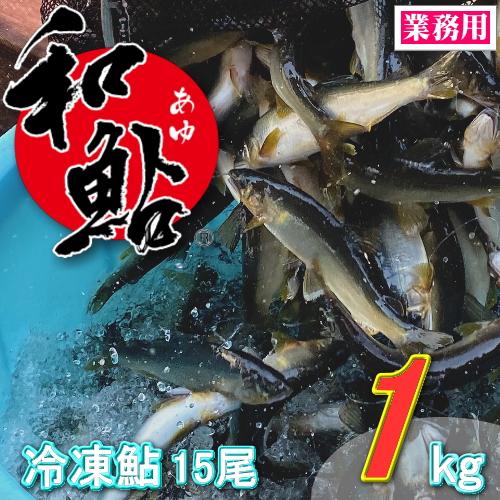 冷凍 鮎 (あゆ) 15尾 /1kg【愛知県産 養殖鮎・魚介類】BBQ 