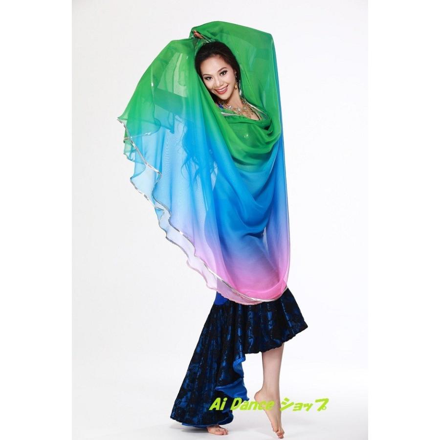 ベリーダンス衣装、ベール2枚セット