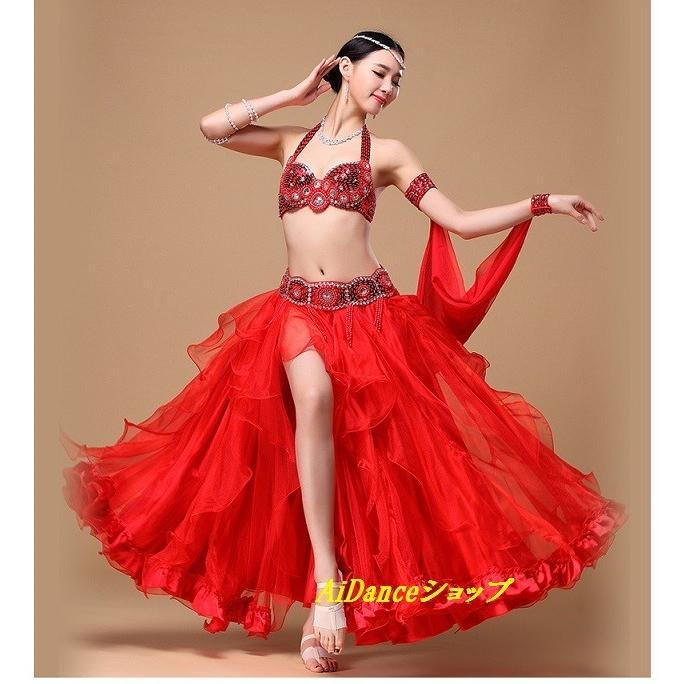 新着　ベリーダンス　衣装　コスチューム　ブラトップ　ベルト　2点セット　 全3色展開 : wj01083-142 : Ai Dance ショップ -  通販 - Yahoo!ショッピング