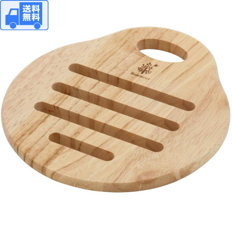 鍋敷き ペアー型 (16×18cm、厚み1cm) 送料無料・ポスト投函【同梱不可