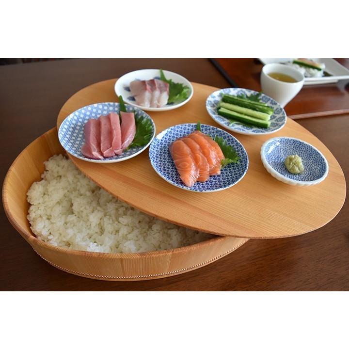 松田美智子の自在道具：楕円の飯台（大） 専用蓋付、すし桶、おひつ 楕円の飯台（大） / 松田美智子の自在道具 ※蓋は別売りです。 : アイ