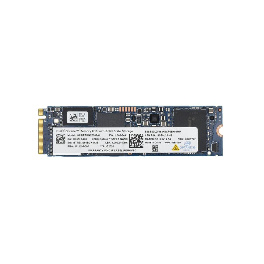 インテル（intel） M.2 2280 SSD 512GB Intel Optane Memory H10 中古