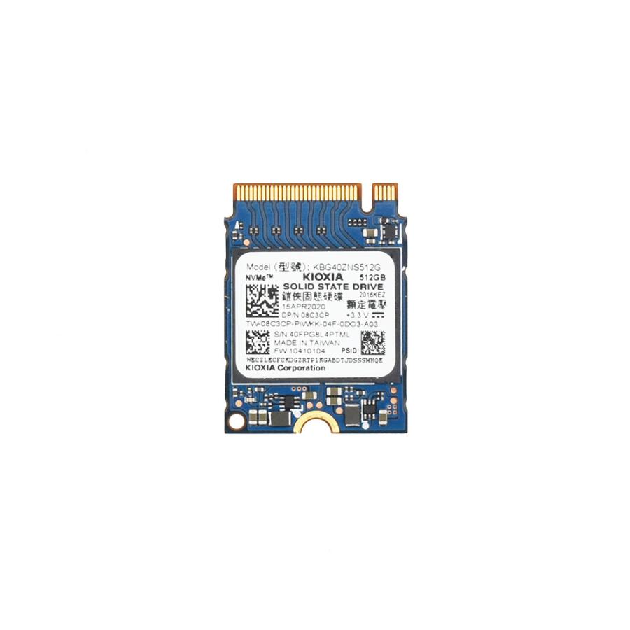 KIOXIA KIOXIA NVMe M.2 2230 SSD 512GB 中古品 KBG40ZNS512G : AIDE