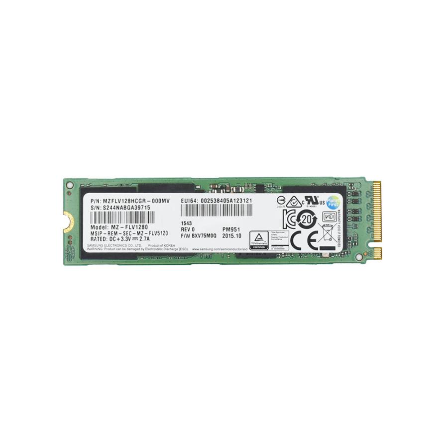中古 M.2 NVMe SSD 3枚セット　2-1 SAMSUNG（サムスン） M.2 2280 NVMe SSD 128GB 中古品 MZ-FLV1280