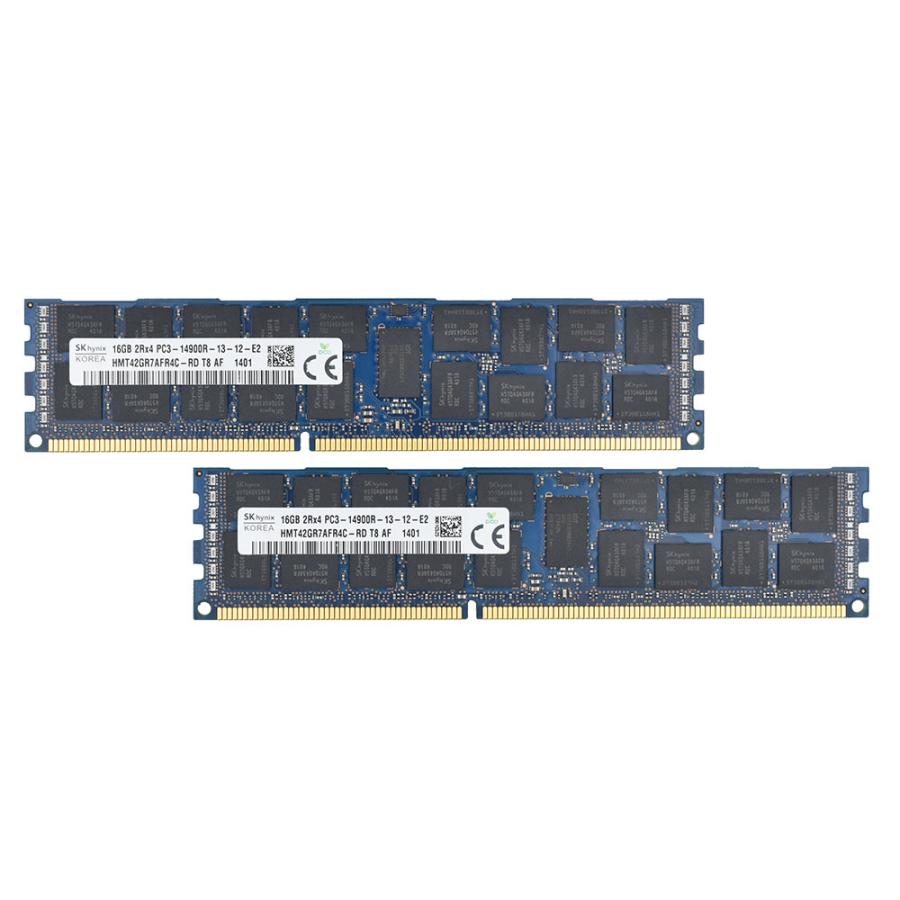SK hynix メモリ SK hynix DDR3-1866 16GB 2枚 PC3-14900R 中古品 合計