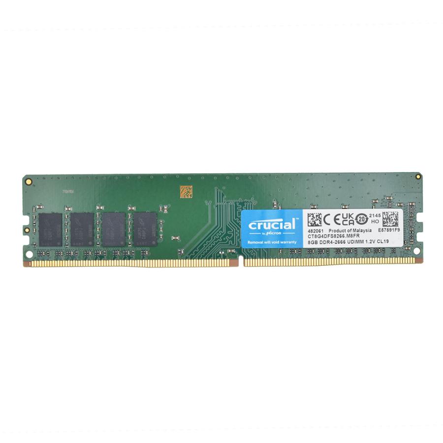 中古品 Crucial DDR4-2666 8GB メモリ4枚セット crucial（クルーシャル） メモリ crucial DDR4-2666 8GB PC4-21333