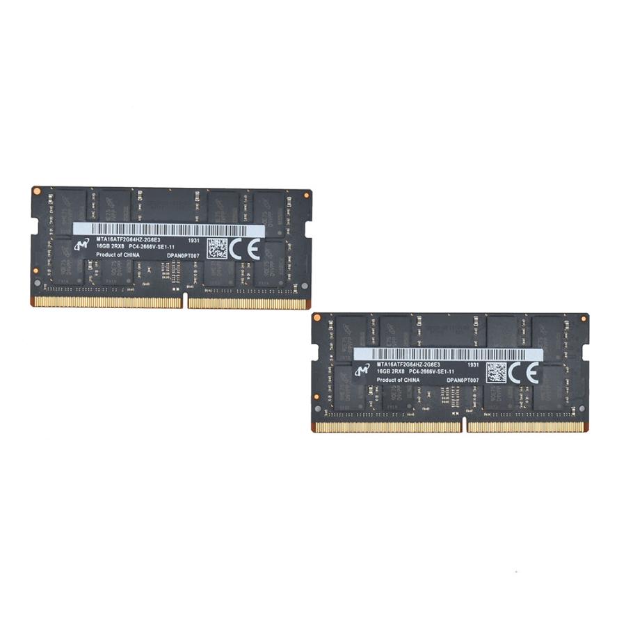 Micron（マイクロン） メモリ Micron DDR4-2666V 16GB 2枚 中古 PC4