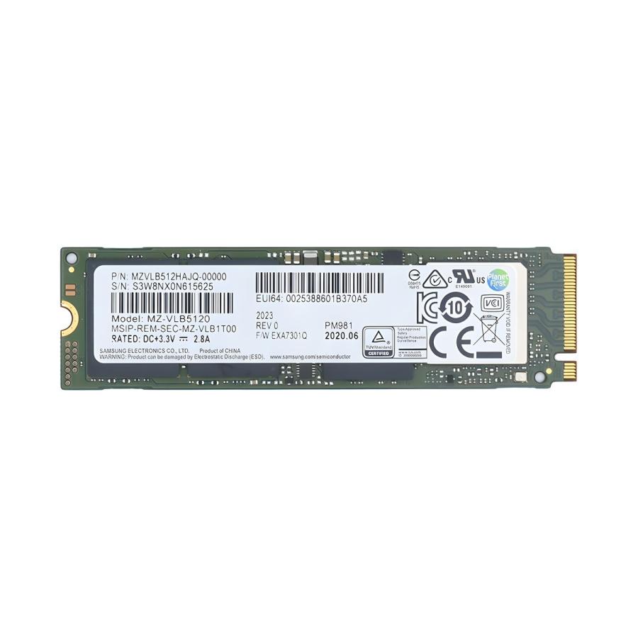 SAMSUNG（サムスン） M.2 2280 SSD Samsung PM981 MZ-VLB5120 512GB
