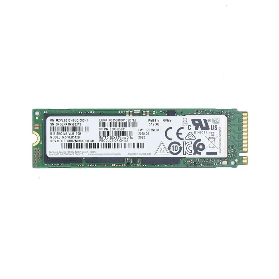 SAMSUNG（サムスン） M.2 2280 SSD Samsung PM981a MZ-VLB512B 512GB