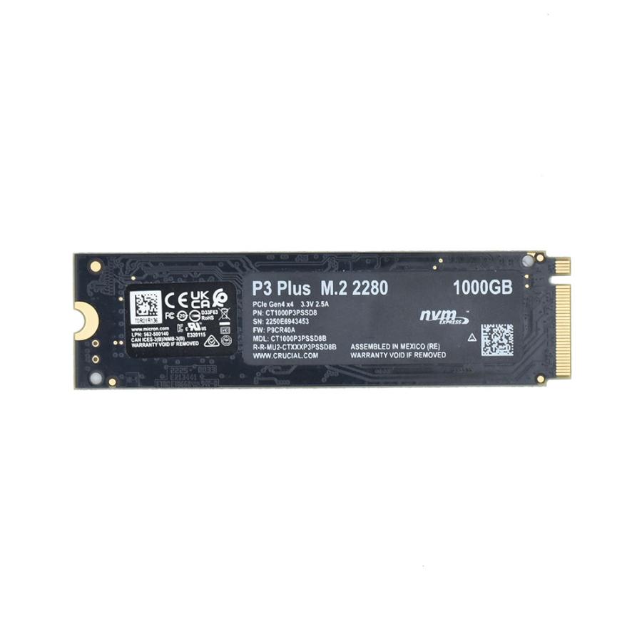 crucial（クルーシャル） M.2 2280 SSD 1TB(1000GB) Crucial P3 Plus
