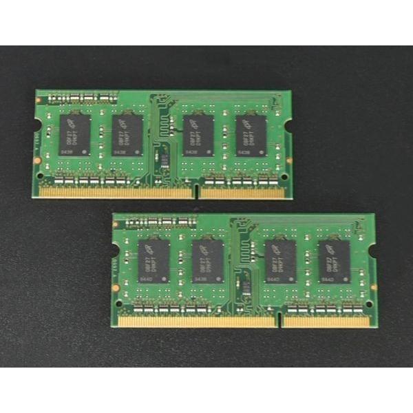iMac（Apple） Mac対応 メモリ DDR3 1GB × 2枚 PC3-8500S 中古品 合計