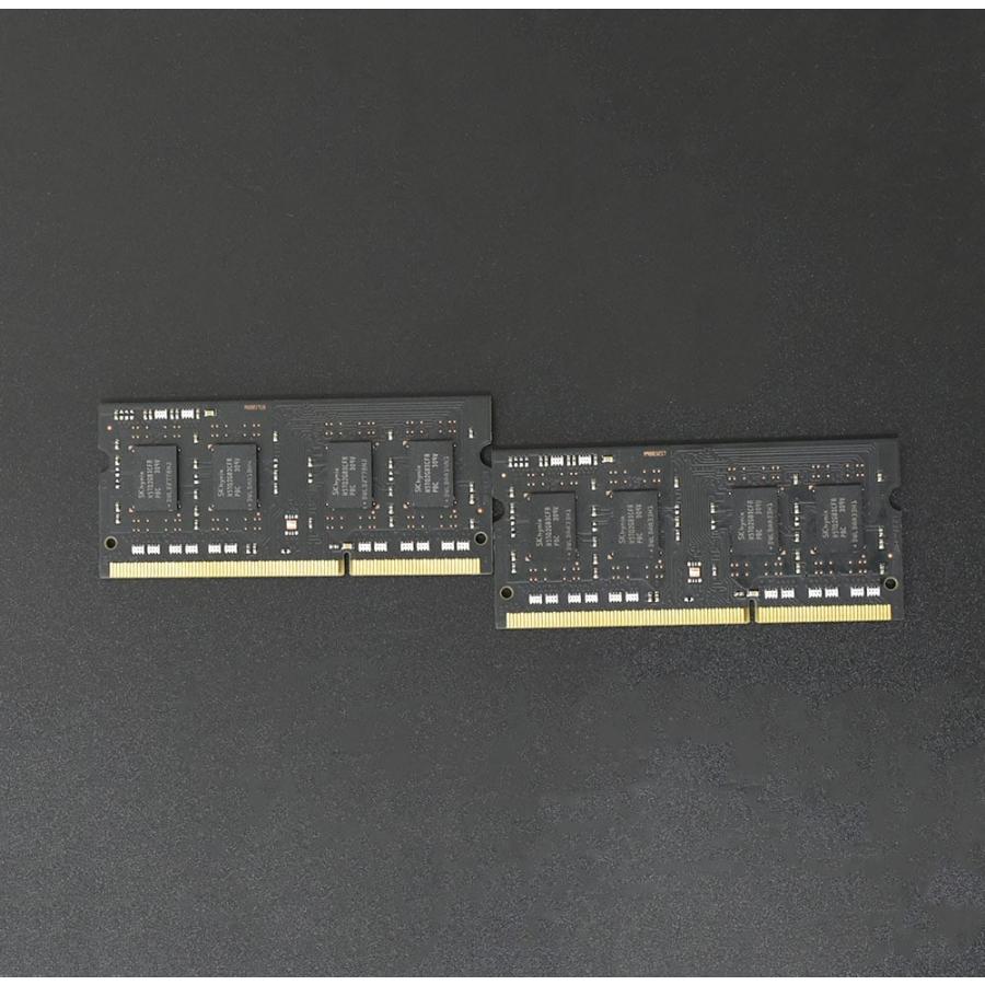 当日発送 Mac 対応 メモリ DDR3 2GB×2枚  PC3-12800S 中古品 hynix   合計4GB｜aidemac｜02