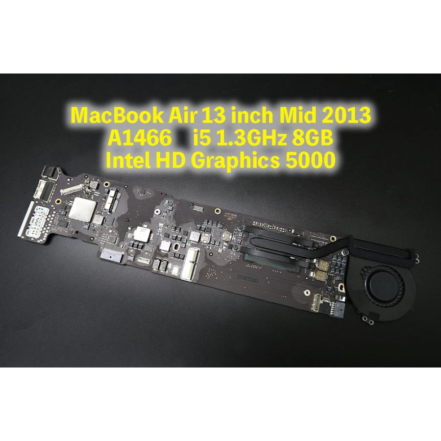 Mac (Apple) - MacBook Air 13インチ mid 2013 マザーボード MacBook Air 13 inch Mid 2013 A1466 i5 1.3GHz 8GB Intel HD