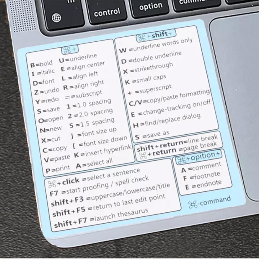 当日発送 新品 Mac ショートカット キー ステッカー command シール 83mm × 83mm MacBook Pro Air 13
